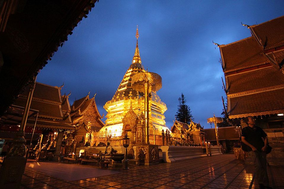 Chiang Mai: Doi Suthep & Wat Umong Twilight Tour with Pickup - Wat Umong at Dusk: Tunnels, Forest Silence, and Lanna Art