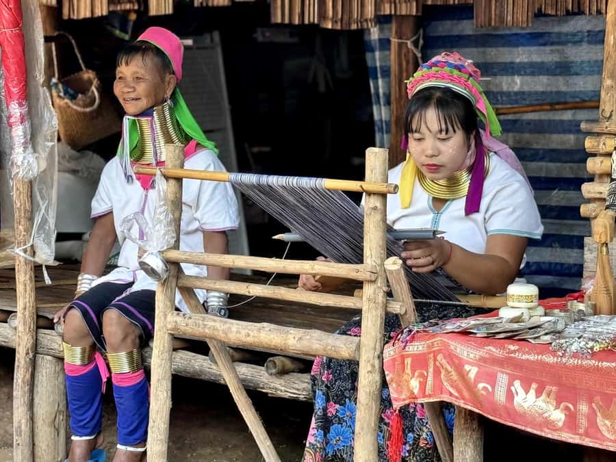 Chiang Mai : Elephant Care & Long necked village - How the Day Flows: Pickup, Van Ride, Province Stop, and Lunch