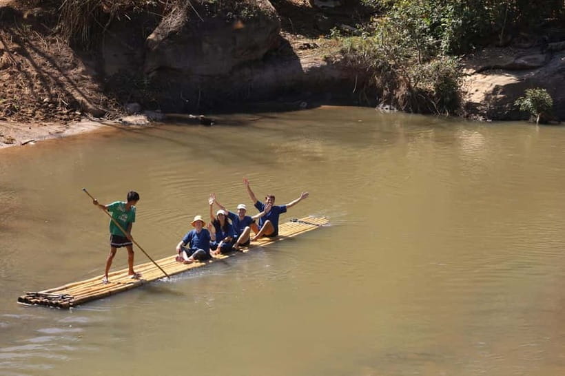 Chiang Mai: Elephant Sanctuary & Bamboo Rafting - Elephant river bath: what happens when the weather turns