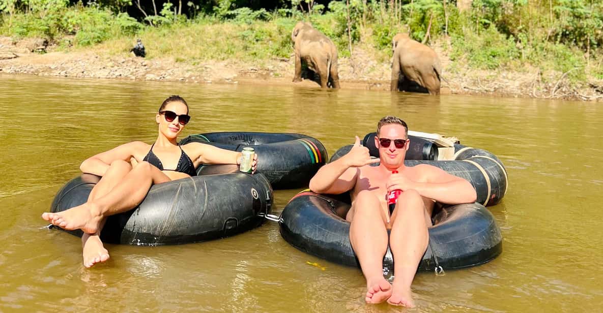 Chiang Mai Half-Day Adventure: Tubing & Elephant Feeding - Mae Taeng River tubing: the scenery you can actually enjoy