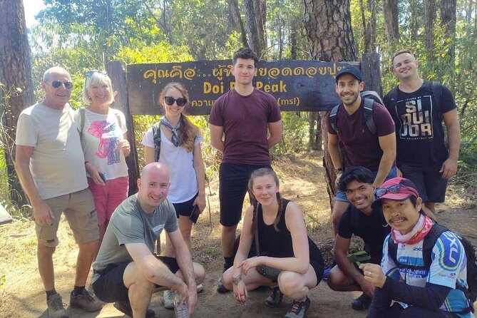 Chiang mai Hike & Downhill Bike Adventure –Suthep National Park - Stop 2: Mon Da than Waterfall trailhead hike into the jungle