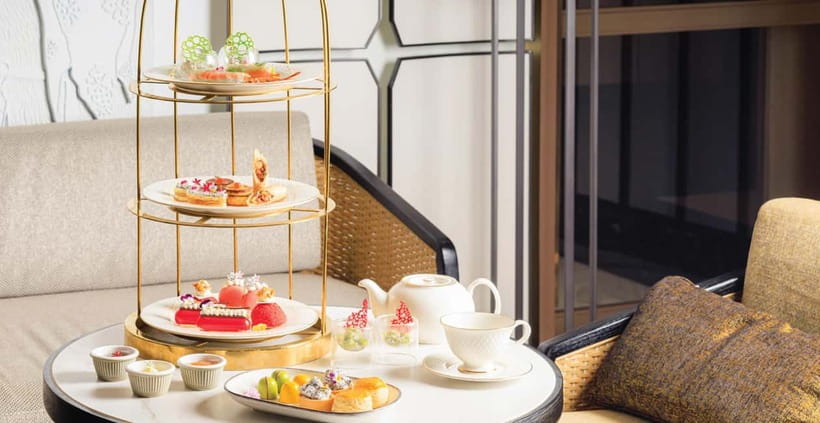 Chiang Mai InterContinental Afternoon Tea & Teresa Teng Room - Dragon Fruit Afternoon Tea Set: Sweet, Savory, and Coffee/Tea Included