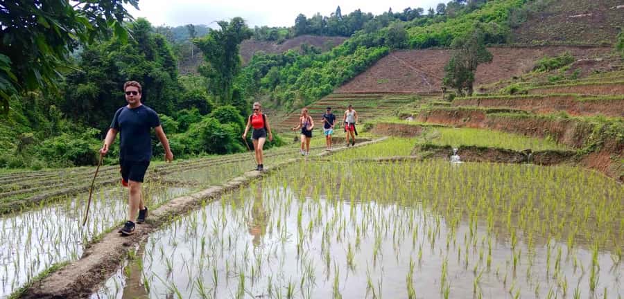 Chiang Mai: Karen Tribe & Dual Waterfalls - Private Day Trek - Ban Huai Khao Lip: what the Karen village stop is like