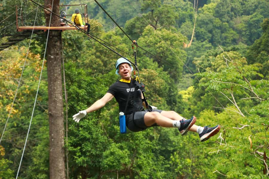 Chiang Mai: Kingkong Smile Zipline with Lunch and Transfers - What the zipline circuit feels like: jungle air, glass bridges, and long-flight moments