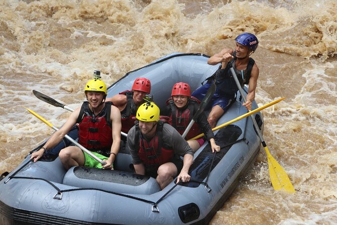 Chiang Mai Rafting in Mae Taeng River with Thai Buffet - Waterfall Time and the Slide: Fun, Steps, and a Little Sweat