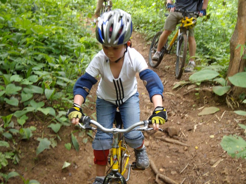 Chiang Mai: Rainforest Guided Mountain Biking Tour - Wat Doi Thaen Phra Pha Luang: photo stop, swimming option, then a ride