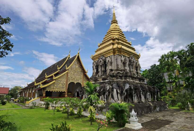 Chiang Mai: Temple & City Tour Part II - Wat Ku Tao: The Unusual 1613 Chedi and Prince Saravadi’s Ashes