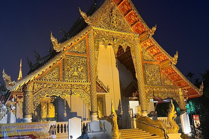 Chiang Mai Temples and Market Tuk-Tuk Evening Night Tour - Wat Phra Singh: the Lion Buddha stop you can’t skip