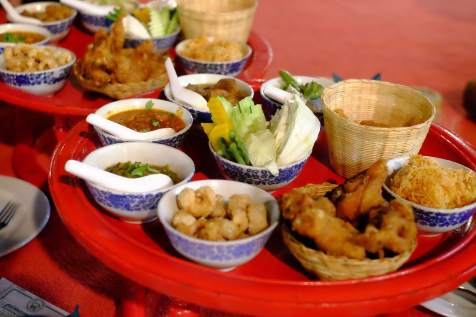 Chiang Mai Traditional Khan Toke Meal & Cultural Performance - Khan Toke dinner: how the tray-style meal keeps you sampling
