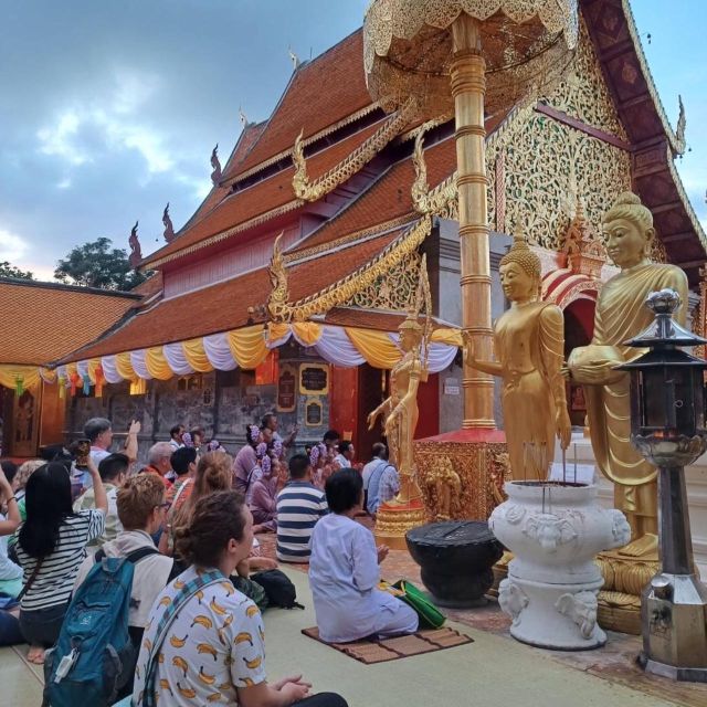 Chiang Mai: Wat Pha Lat & Wat Phra That Doi Suthep Tour - Wat Phra That Doi Suthep: the 306 steps, the gold pagoda, and the big spiritual draw