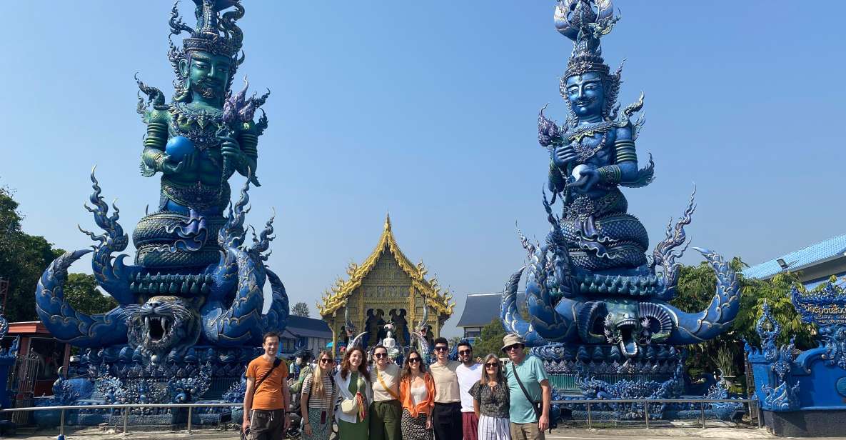 Chiang Rai Guide: Popular 7places 3Colors ,Golden Triangle - White Temple and Blue Temple: Northern Thai Art on Full Display