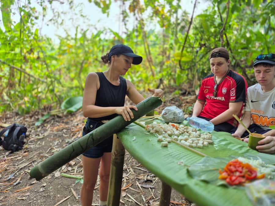Chiang Rai Jungle Trek & Bamboo Tube Cooking Adventure - Waterfall Swim: The Midday Reward