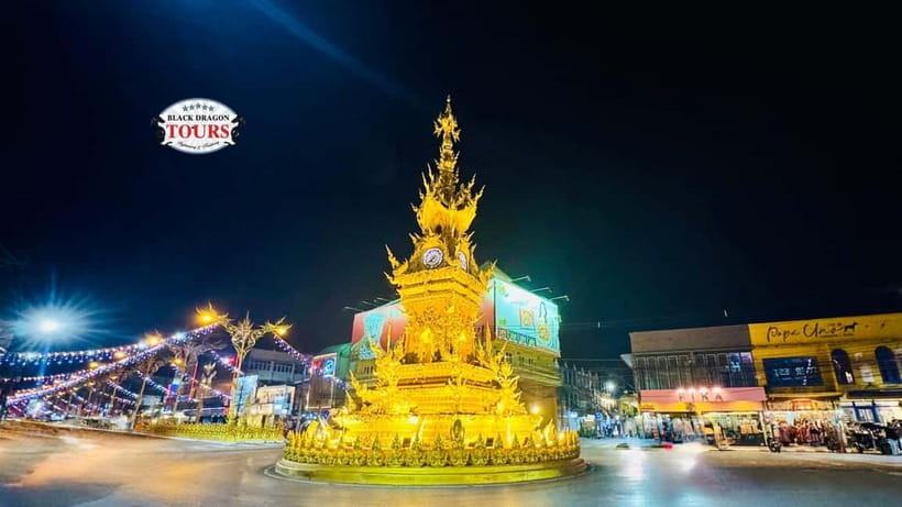 Chiang Rai: Night Walking Tour - Local Market & Food Tasting - Wat Rong Suea Ten (Blue Temple): why the lighting matters more at night