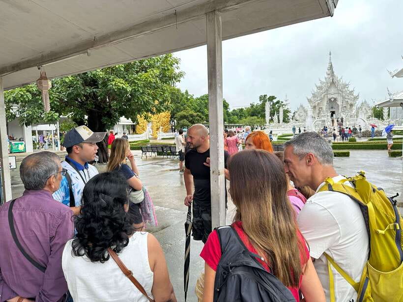 Chiang Rai: Private Half Day Tour – Temples & City Sights - Wat Rong Sue Ten (Blue Temple): blue-and-gold contrast after the white