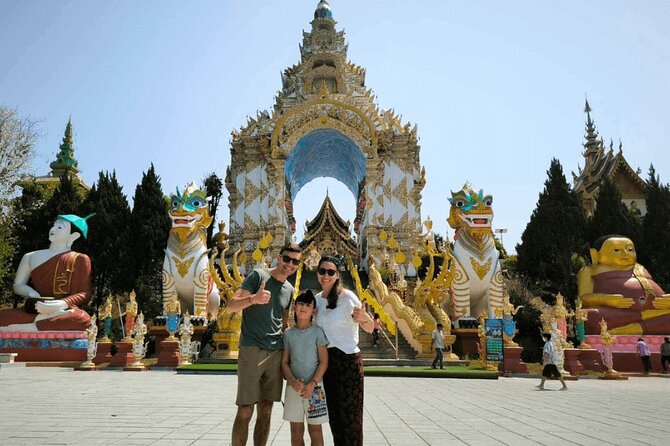 Chiang Rai Private Tour With Golden Triangle Option - Wat Sang Kaew Phothiyan (Kruba Ariyachart Temple): big, decorated, and moving