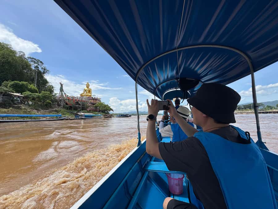 Chiang Rai: The Golden Triangle & MaeKhong Private Boat Trip - Wat Tham Pla (Monkey Cave Temple): nature + temple stories