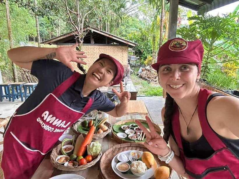 Chiang Rai:Lanna Home Cooking Class at Give Green Farm House - How the class works: pick a category and cook Thai dishes yourself