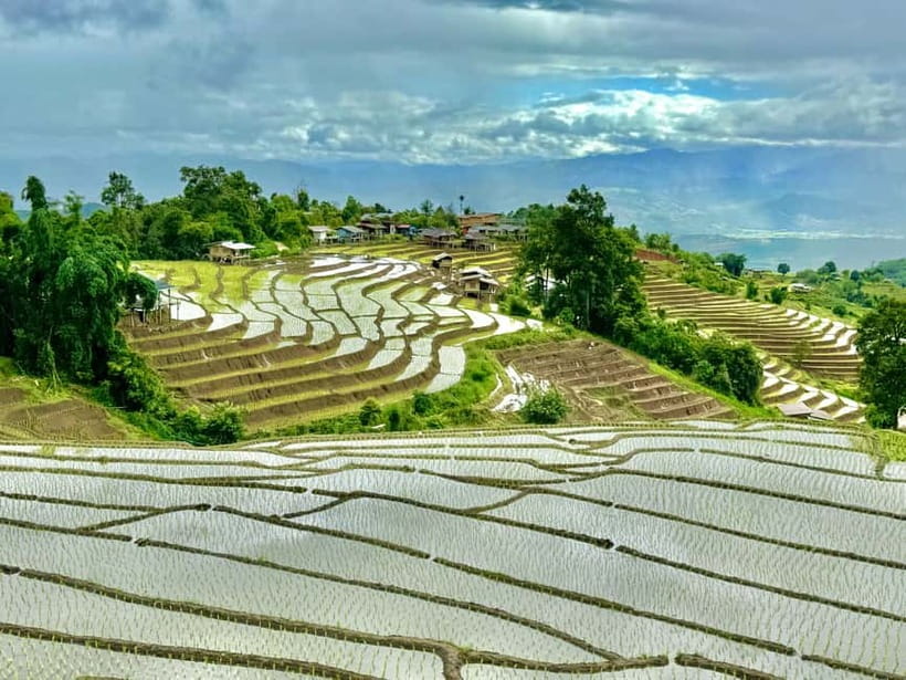 Chiangmai : Doi Inthanon unseen spot , Rice terrace & temple - Wat Pgageyo Ram: a quieter temple stop in the mountains