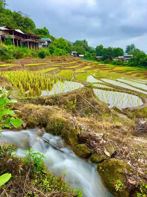 Chiangmai : Doi Inthanon unseen spot , Rice terrace & temple - Huay Sai Laung waterfall trek: the payoff comes after the walk