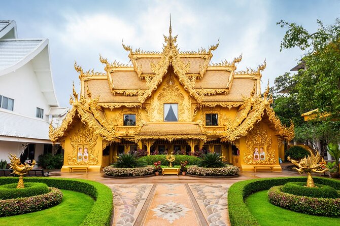 Chiangmai to White Temple, Blue Temple & Black museum - Baan Dam / Black House: art, preserved animals, and bones