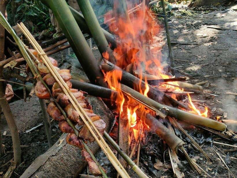 Chiangrai: Group Trekking with Bamboo Cooking - Waterfall Trek: A Big Nature Stop With Swim Time