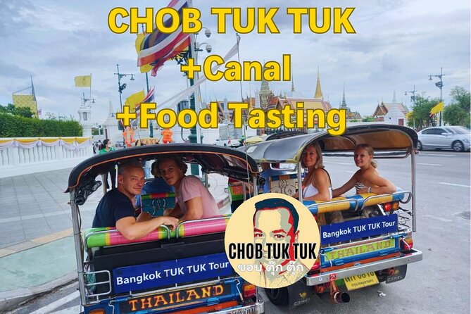 CHOB TUK TUK + Canal + Food Tasting - Sao Chingcha (Giant Swing) to Wat Suthat: the classic skyline photo