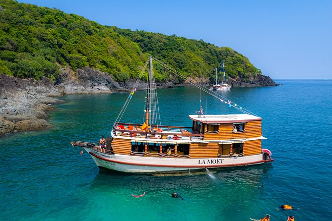 - Comfortable boat for cruising in Phang Nga Bay - The "Must-Do"! - Lunch onboard: Thai buffet plus real free-flow snacks