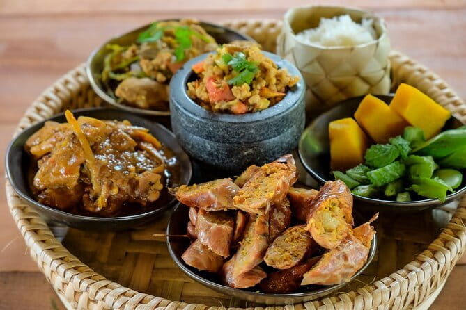 Cook Local Northern Thai Food in Traditional House - Traditional Tool Time: Charcoal Grill, Millstone Flour, Coconut Grating