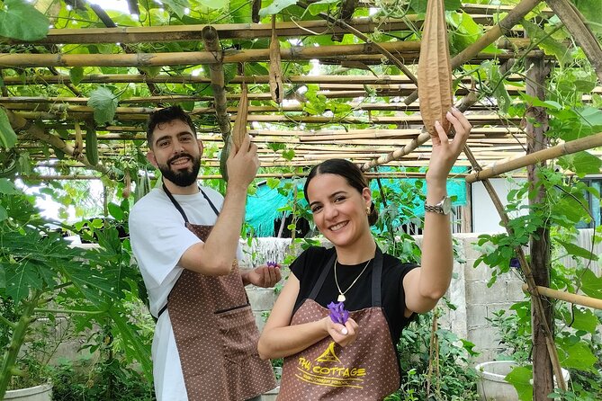 Cooking class in organic garden and local market tour ThaiCottage - From market to mortar: why this class works in Chiang Mai