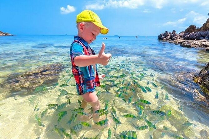 Coral Island by Speed boat from Phuket - Snorkeling at Hin Dam Bay: the second water stop