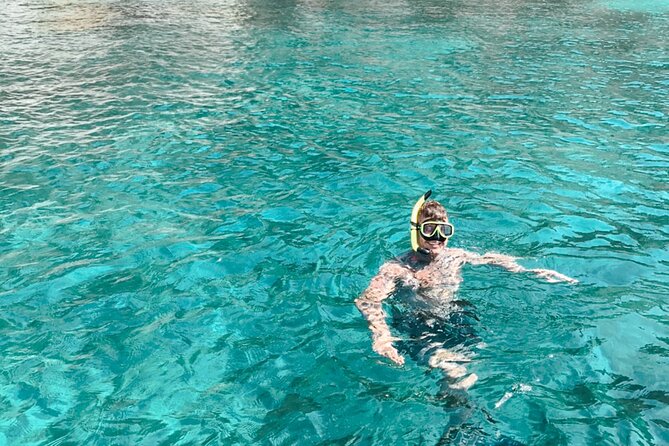 Coral Island Private Boat Tour - Long Beach: beach lounging, shore snorkeling, and less pressure