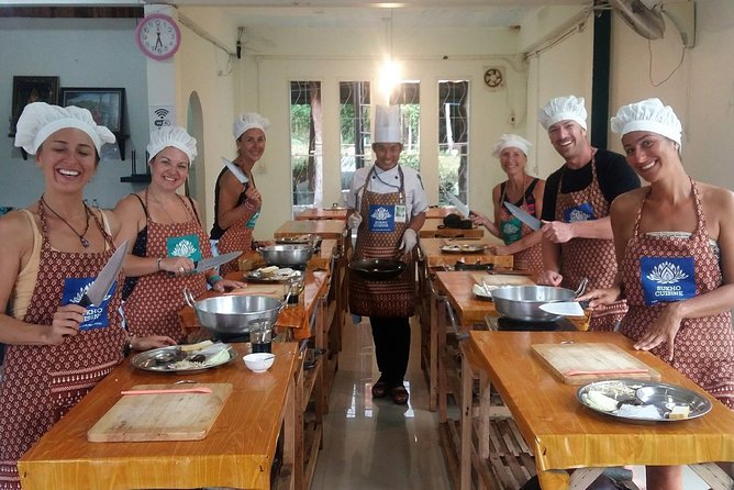 Dinner Cooking Class with Thai Master Chef at Sukho Cuisine Koh Lanta - Cooking the main dishes: soup, meat curry style, and dessert
