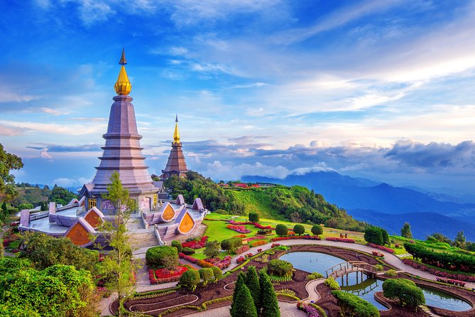Doi Inthanon National Park - Thailand's Highest Peak - Stop 3: Wachirathan Falls, Mist, and Easy Photo Time