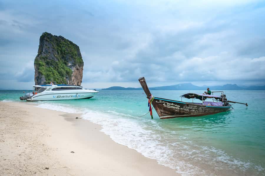 Early Bird Krabi 4 Islands from Phuket/Khaolak - Ko Poda: the beach stop that helps you reset