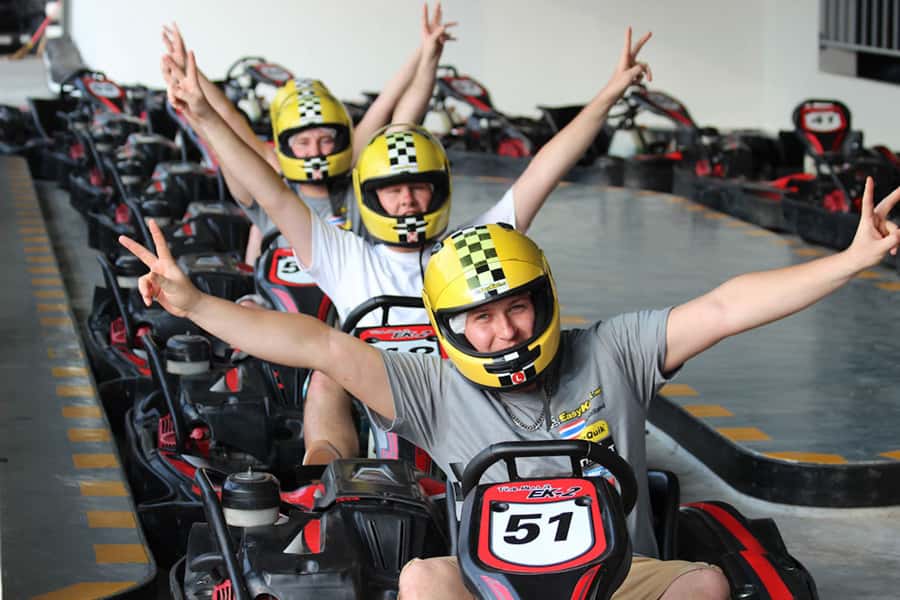 EasyKart Koh Samui (Chaweng Lake): Go-Kart Racing Experience - Track Length and Speeds: Beginner vs Advanced 350m and 800m