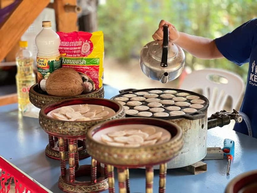 Elephant Experience with transfers and Thai food buffet - Thai Buffet Lunch or Dinner: Farm-Fresh Flavors and Included Coffee