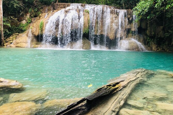 Erawan Waterfall and River Kwai Bridge Day Tour from Bangkok - Erawan Waterfall National Park: swim, trek to higher levels, then cool down