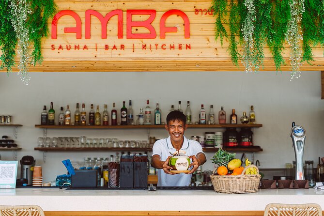 Experience Sauna and Spa with Food and Drinks in Koh Samui - Check-in at Amba Sauna: what to do first