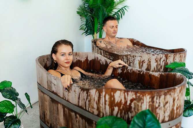 Experience Sauna and Spa with Food and Drinks in Koh Samui - Hot and cold plunge pools, steam room, and ice baths