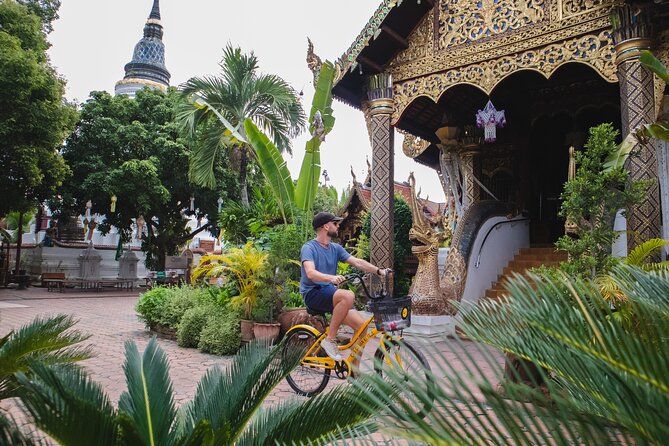 Experience The Real Chiang Mai by Bike - Silver Temple and the market-energy payoff