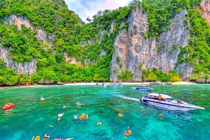 Explore Phi Phi, Maya Bay & Khai Island with Lunch from Phuket - Phi Phi Don: Snorkeling, Freedom Time, and Lunch at 12:30