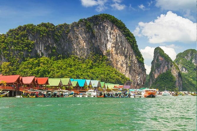 Exploring Phang Nga Bay national park with Lunch and Dinner - Koh Panak Cave: swimming time with a built-in water playground