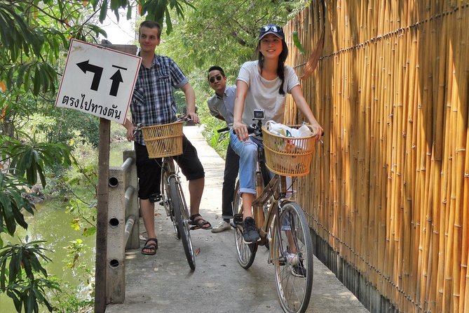 Family Bicycle Tour in the Green Oasis of Bangkok on Bamboo bikes - Riding Through the Park: Sri Nakhon Khuean Khan Botanical Garden