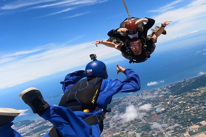 First Jump Tandem Skydive Pattaya Include Pickup Transfer - Exit and Freefall: About 50 Seconds at Around 200 km/h