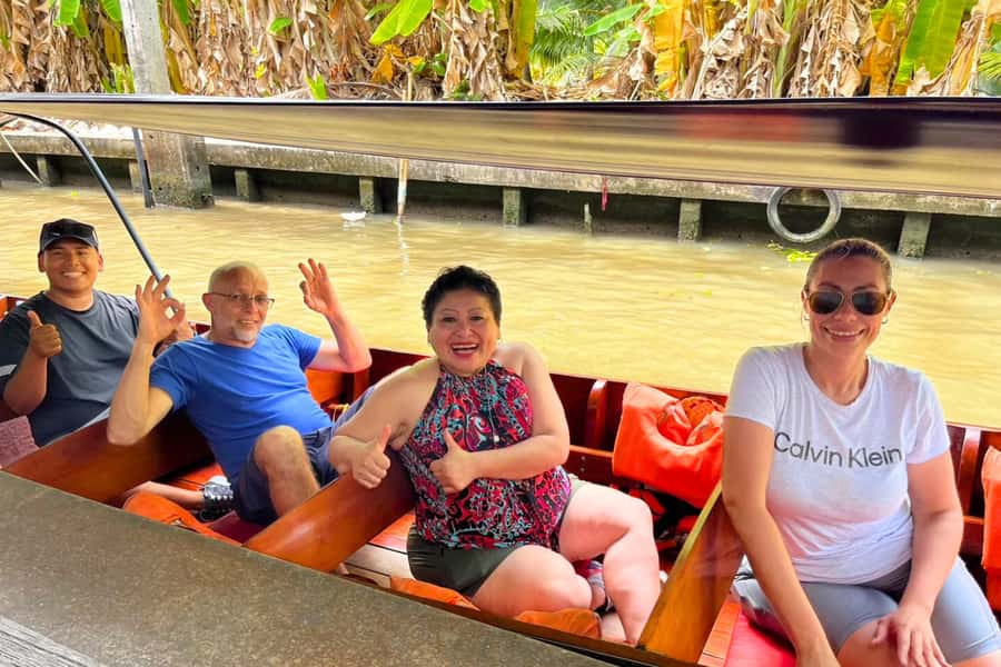 Floating and Railway Market with Waterfall Option: Private - River Kwai Bridge and the Death Railway walk at photo time