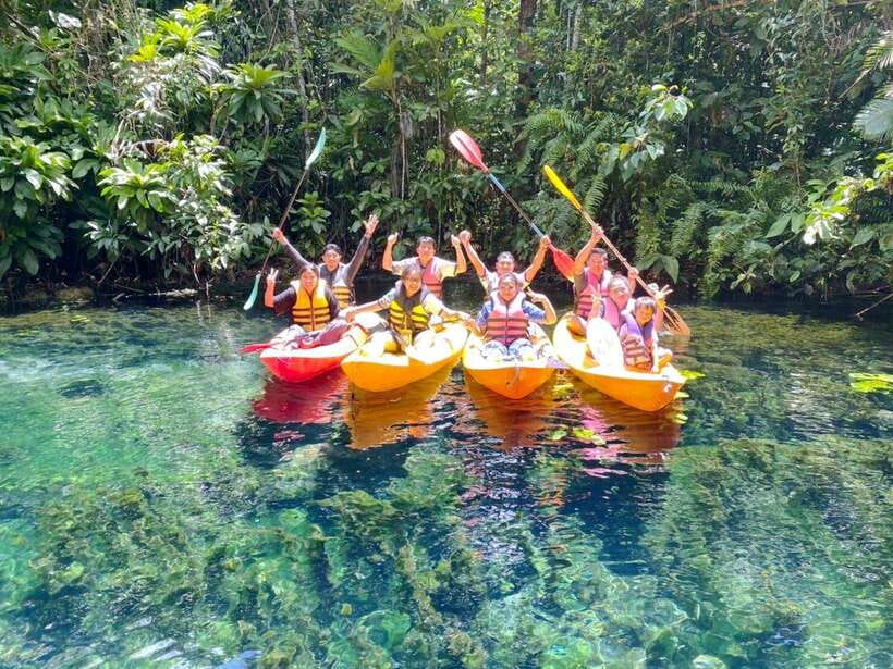 From Ao Nang: Kayaking at Klong Rud with Hotel Transfers - Paddling through mangroves and forest with a guide watching the route