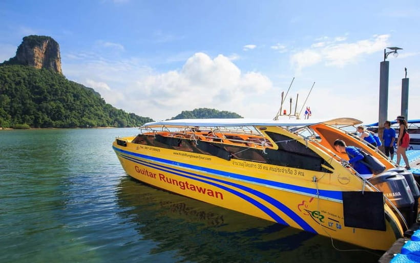 From Aonang: 4 Islands one day tour with Lunch - A speedboat day over the Gulf of Thailand icons