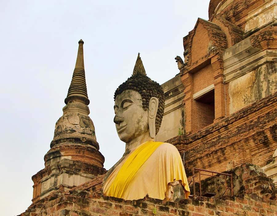 From Bangkok: Customizable Ayutthaya Full-Day Guided Tour - Wat Mahathat: the iconic Buddha head in tree roots