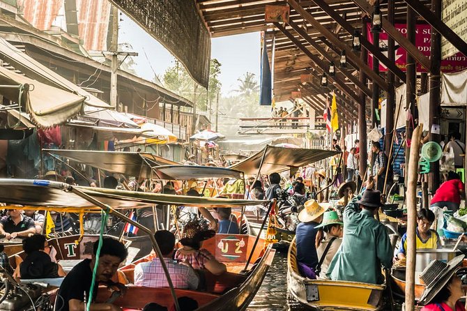 From Bangkok : Damneon Saduak Floating Market & Erawan Waterfall - The Guide Makes a Difference: Food Needs, Toilet Breaks, and Flow