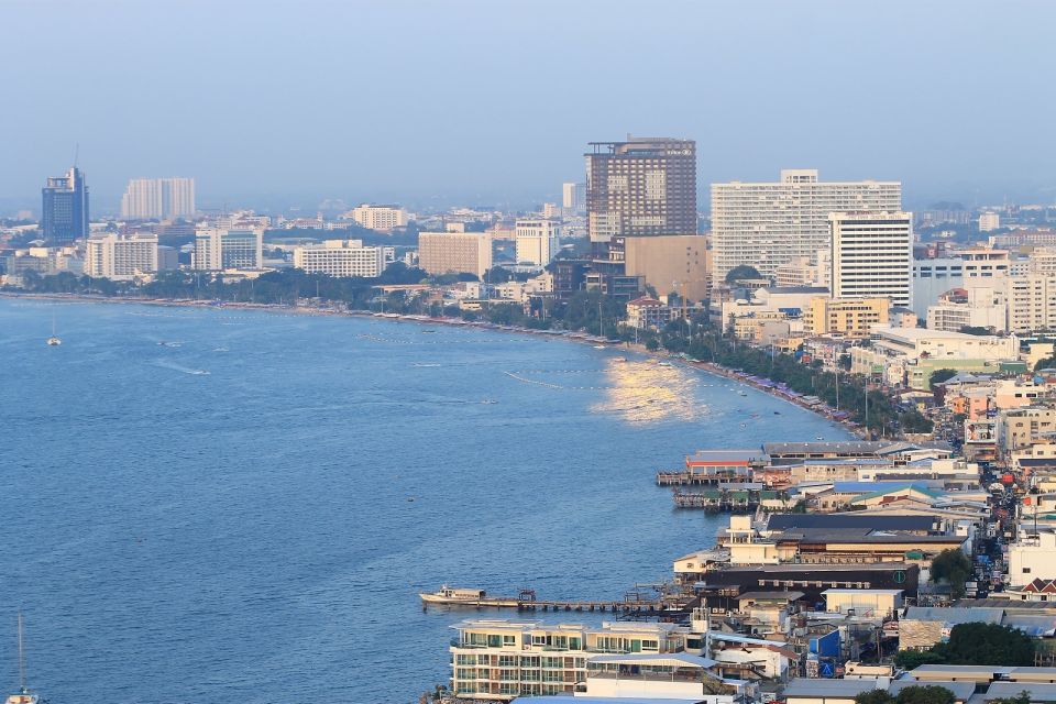 From Bangkok: Day Trip to Pattaya City & Sanctuary of Truth - Pattaya Beach Free Time: Where to Eat, Shop, and People-Watch